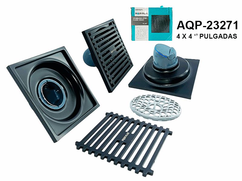 desague de ducha negro AP