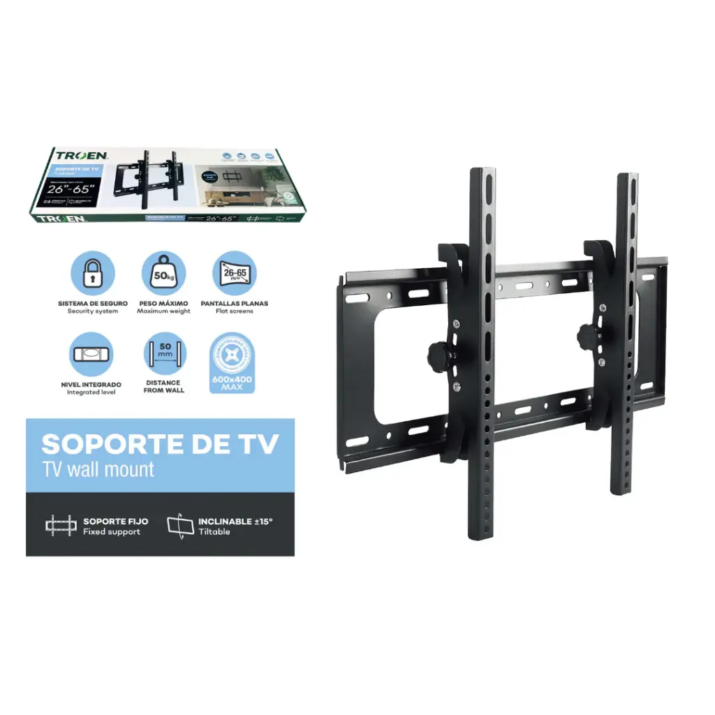 SOPORTE PARA TV 26" - 65" (FIJO)