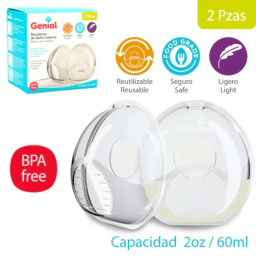 [gn-mc11] Recolector de leche materna 2oz genial