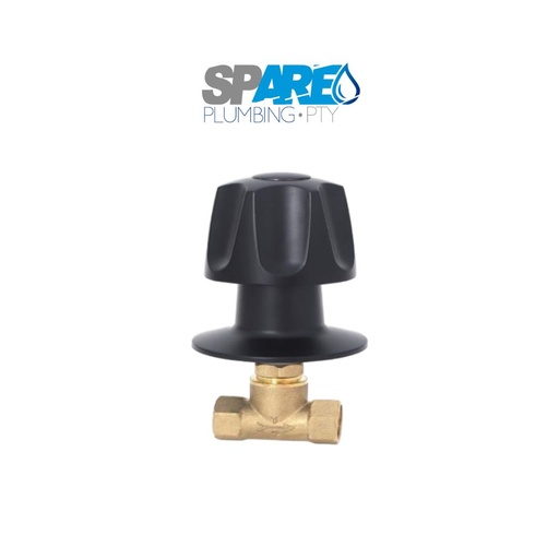 [aqp-23235] llave individual negra para ducha