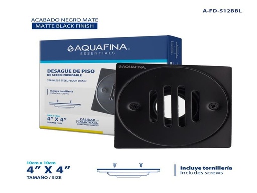 [a-fd-s12bbl] Desague de ducha negro AF